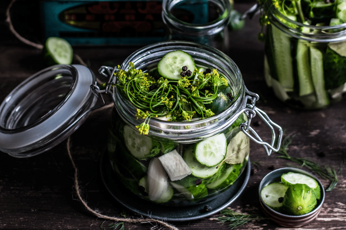 vegetables are perfect for pickling and preventing food waste