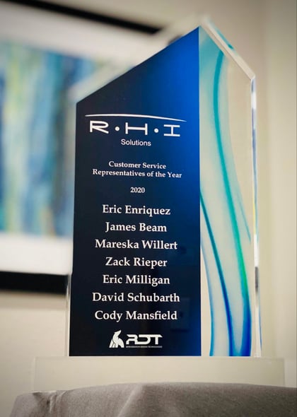 RDT Customer Service Award